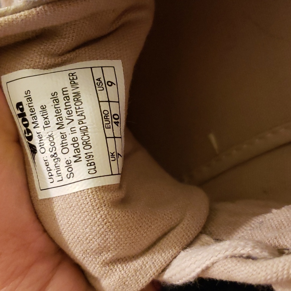 gola orchid platform sneakers